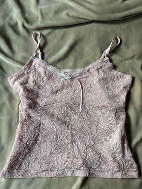 New Hollister pink lace top